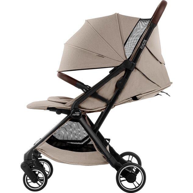 Set Kočík FLYLITE + cestovná taška zadarmo, Teak