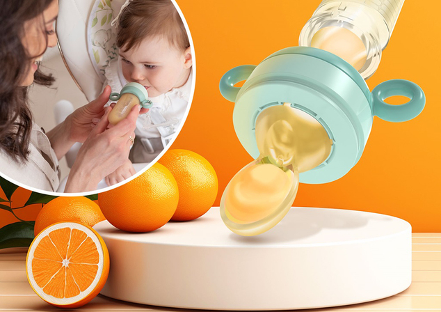 NENO Cumlík szilikon etetőkanállal Gusto 2 az 1-ben