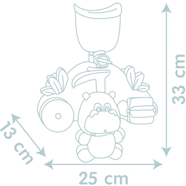 Smoby LS Vodné hrátky do vane hrošík