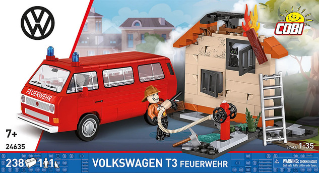 Cobi Volkswagen T3 Vatrogasci, 1:35, 238 k, 2 f