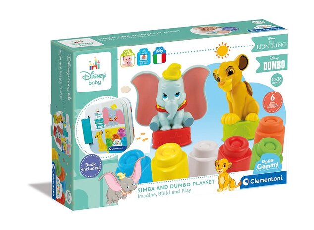 Clemmy baby - Disney set s knižkou a kockami