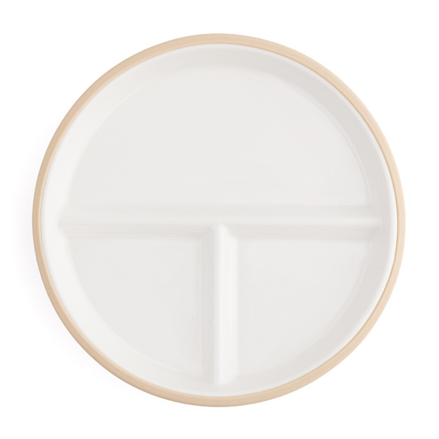 PETITE&amp;MARS Farfurie ceramică cu husă de silicon Desert Sand