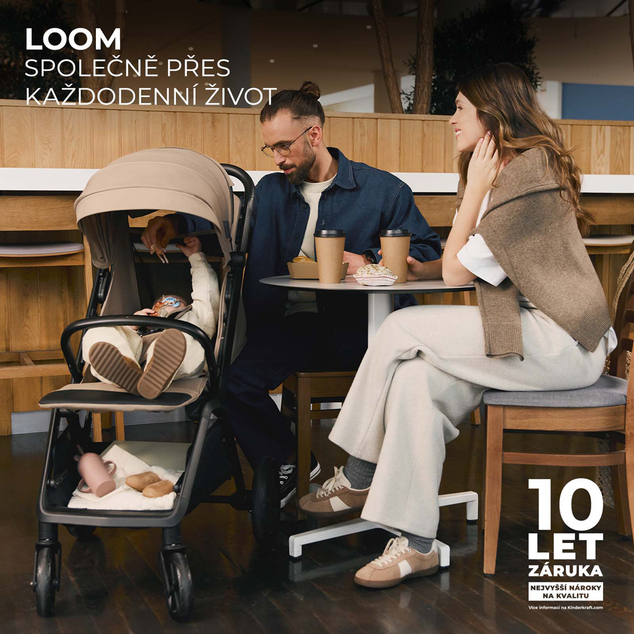 Kinderkraft Kočík športový Loom Black