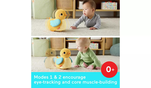 Mattel Fisher Price Rață de îmbrățișat și târât 4 în 1