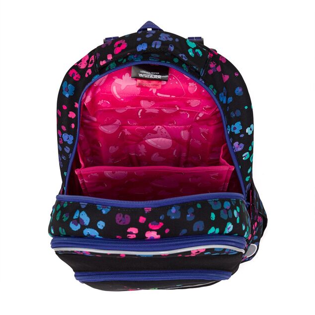 Zaino scolastico con leopardo neon Topgal LORI 25074