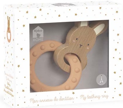 Kaloo Giocattolo da dentizione in silicone Coniglietto Home