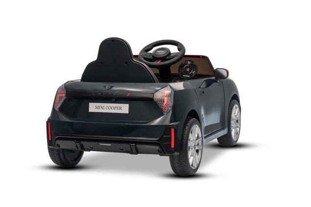 Elektrické autíčko BMW Mini Cooper 12V, čierne, USB Vstup s Bluetooth pripojením na MP3 Pr