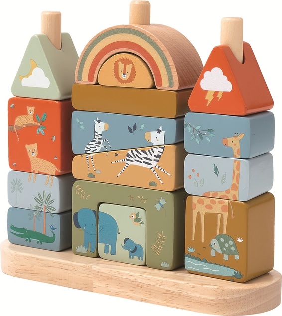 2Kids Toys Impilamento Blocchi Safari
