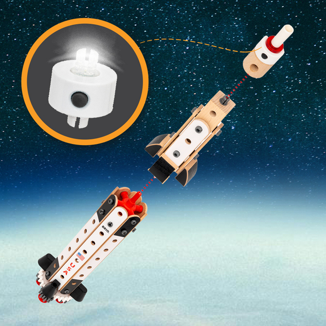 Stavebnica BRIO BUILDER NASA Apollo Saturn V