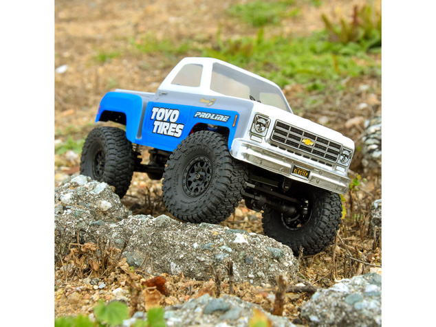 Pro-Line koleso s pneu 1:24 Toyo Open Country 1.0", disk H7 čierny+ (4)