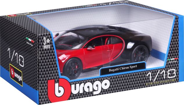 Bburago 1:18 Plus Bugatti Chiron Sport PLUS red