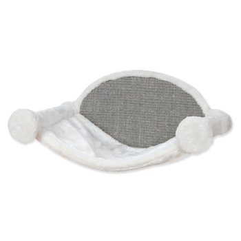 Odpočívadlo Hammock 54×28×33cm bielo-šedé