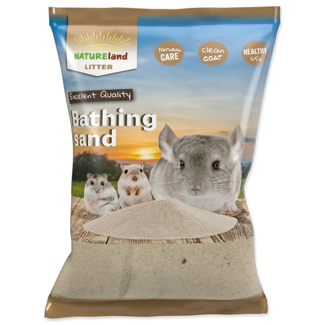 Piesok Nature Land kúpací pre činčily 3,3kg