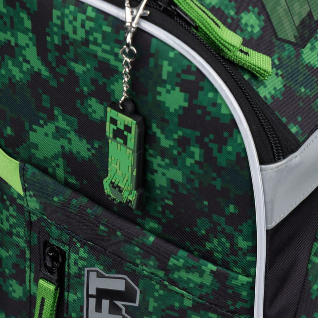 BAAGL SET 3 Zippy Plus Minecraft Boom: cartella, astuccio, sacchetto