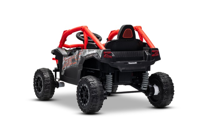 Elektrické autíčko Kawasaki TERYX KRX 1000 12V, červené, jednomiestne, odpružená zadná náp