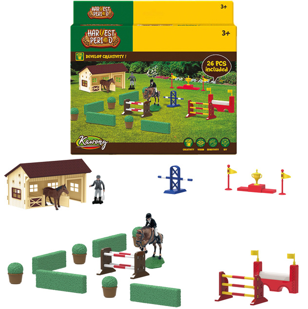 FARM SERVICE - Jazdecký športový hrací set PARKUR 26 ks