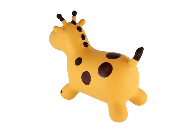 Hüpfspielzeug Giraffe hüpfend Gummi 55x40cm