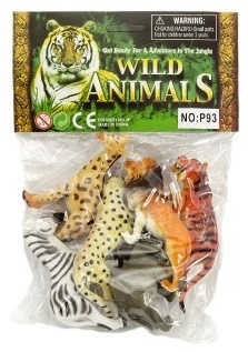 Zvieratká safari ZOO 6ks plast 10cm