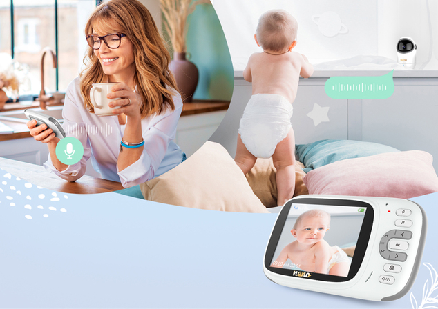 NENO Videokinderbett drehbar digital Berkano