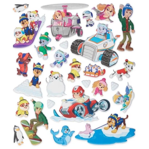 Melissa &amp; Doug - Paw Patrol - Kniha s puffy samolepkami - Jakeova hora