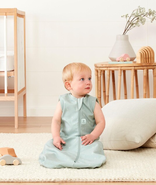 ERGOPOUCH Vak na spaní organická bavlna Jersey Sage 8-24 m, 8-14 kg, 0,2 tog