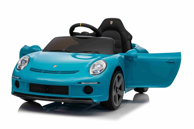 Elektrické autíčko RUF GT 12V, modré, Otváracie dvere, 2.4 GHz diaľkové ovládanie, LED sve