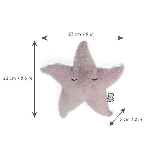 Kaloo Petit Calme Plyšová morská Hviezdica s levanduľovým vankúšom pre lepší spánok 22 cm