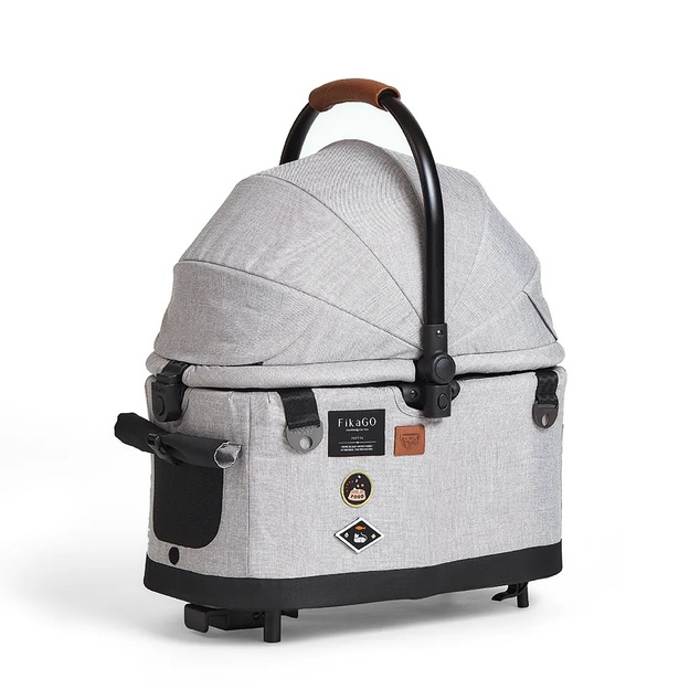 FIKAGO Poussette pour chats / chiens Flytta Plus Grey Husky