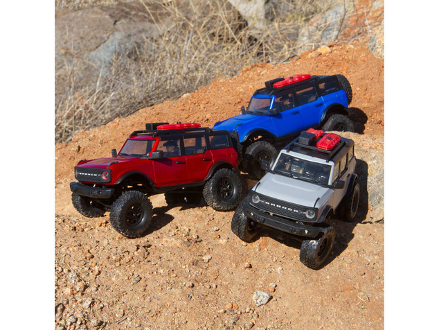 Axial SCX24 Ford Bronco 2021 1:24 4WD RTR červený