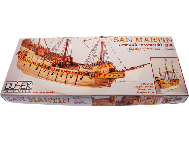 Dušok San Martin 1588 1:72 kit