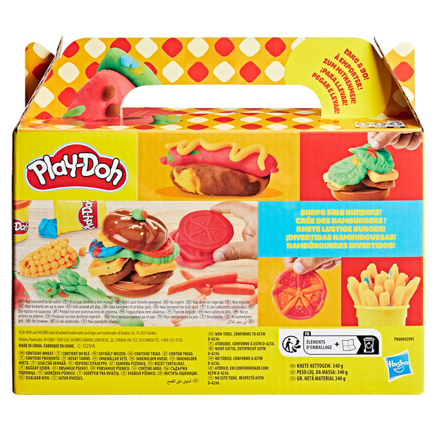 HASBRO – Play-Doh kis finomságok, hamburger