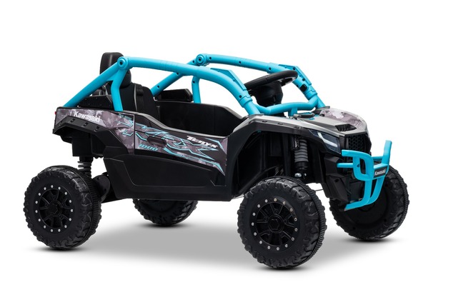 Elektrické autíčko Kawasaki TERYX KRX 1000 12V, modré, jednomiestne, odpružená zadná nápra