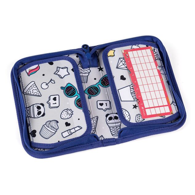 Astuccio scolastico a doppio scomparto Topgal PENN 25074