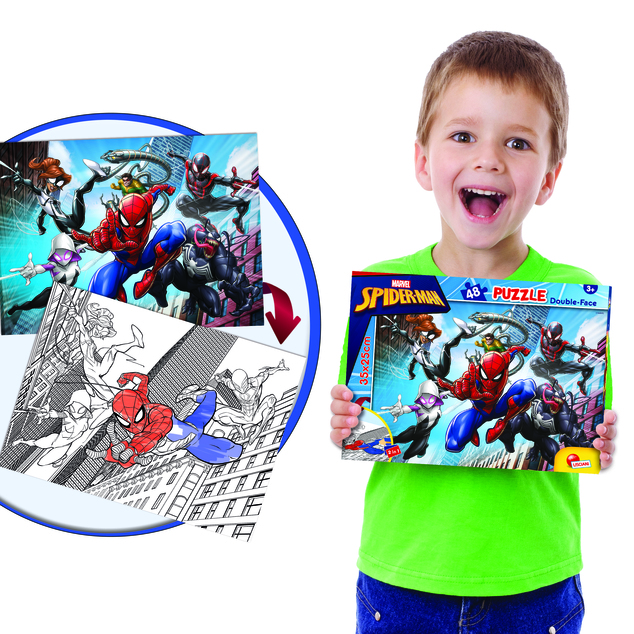 Lisciani Spider-Man puzzle obojstranné 48
