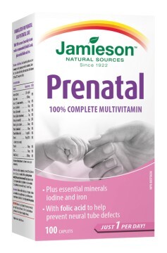 Jamieson Prenatal COMPLETE multivitamín 100 tabletas