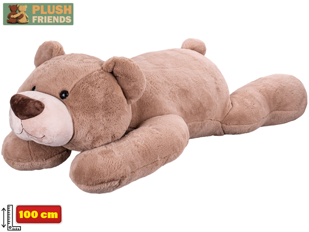 Plush Friends plišani medvjed 100cm ležeći