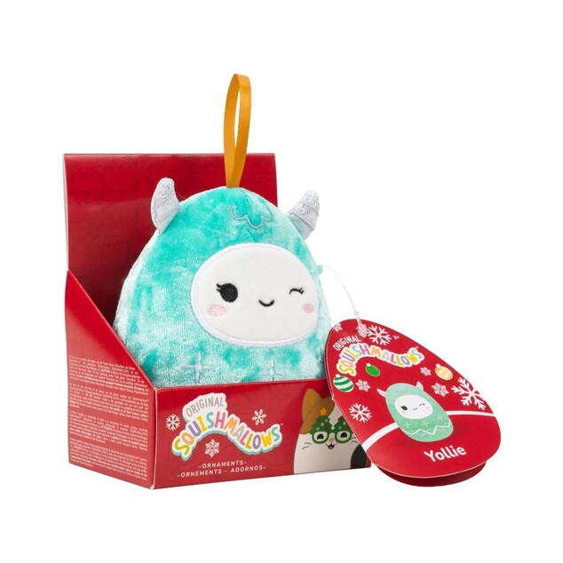 Squishmallows Vianočná ozdoba Yetti Yollie