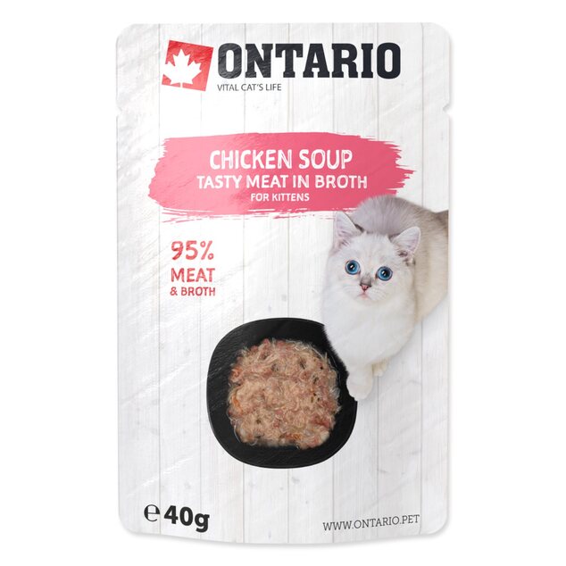 Polievka Ontario Kitten kura 40g