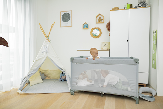 Postieľka skladacia Lely, Antracit Grey