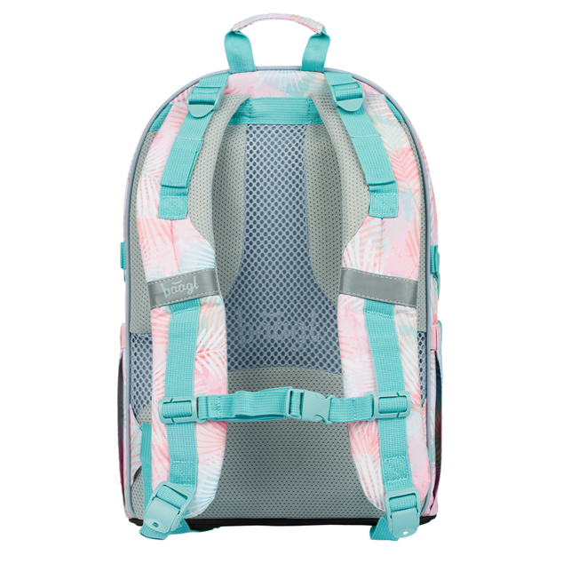 BAAGL SET 5 Skate Sunset: Rucksack, Federmäppchen, Beutel, Bauchtasche, Laptop-Hülle