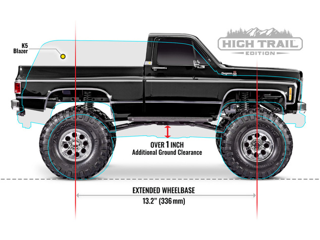 Traxxas TRX-4 Chevrolet K10 1979 1:10 RTR strieborný