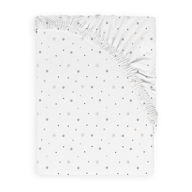 BABYMATEX Plachta napínacia Jersey 60x120cm Hviezdičky