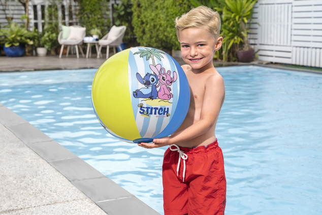 Napihljiva plažna žoga Lilo &amp; Stitch - Ø 34 cm