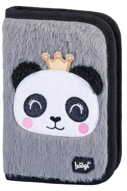 BAAGL SET 5 Zippy Panda: cartella, astuccio, sacchetto, grembiule, portafoglio