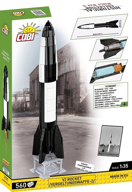 Cobi II WW V2 Rocket, 1:35, 600 k