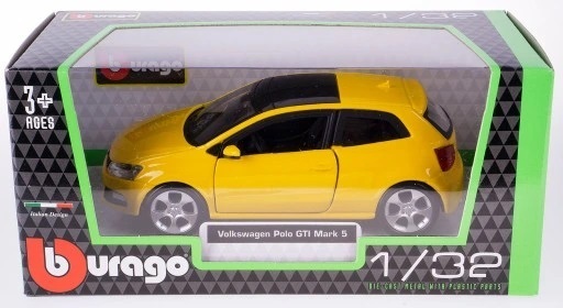 Bburago 1:32 - VW Polo Mark 5 GTI - Yellow