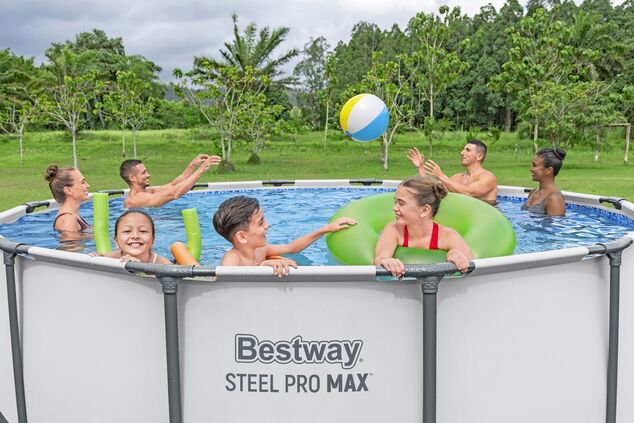 Bestway 5618W Bazén Steel Pro MAX, 396 x 122 cm