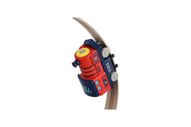 Treno con binari 120 pezzi a batteria in valigia 22x27x15cm