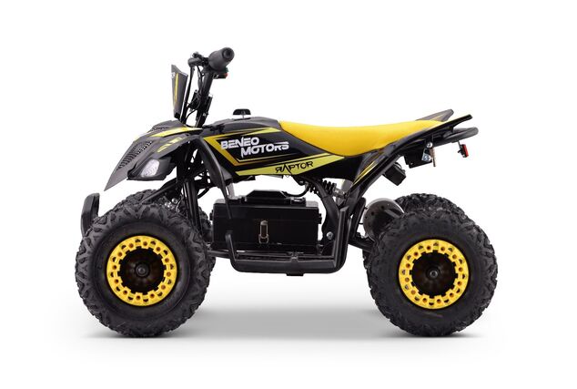 Elektrisches Kinderquad Beneo Motors Raptor gelb - 800W