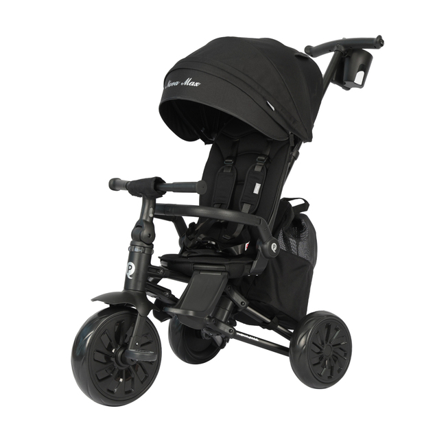 QPLAY Tříkolka Nova Max 5v1 Black, 10-72 měsíců